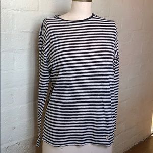 COPY - Armor Lux Long sleeve Black and white stri…